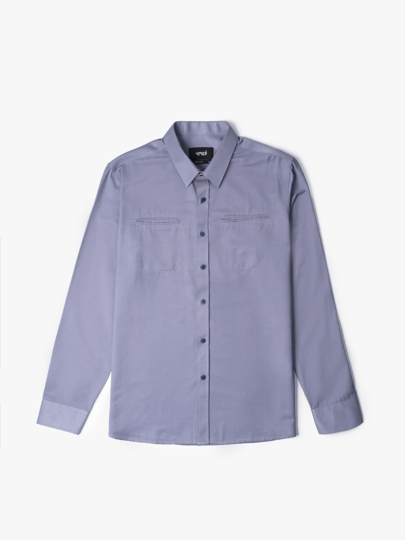Áo Sơ Mi Regular Túi Mổ SM117