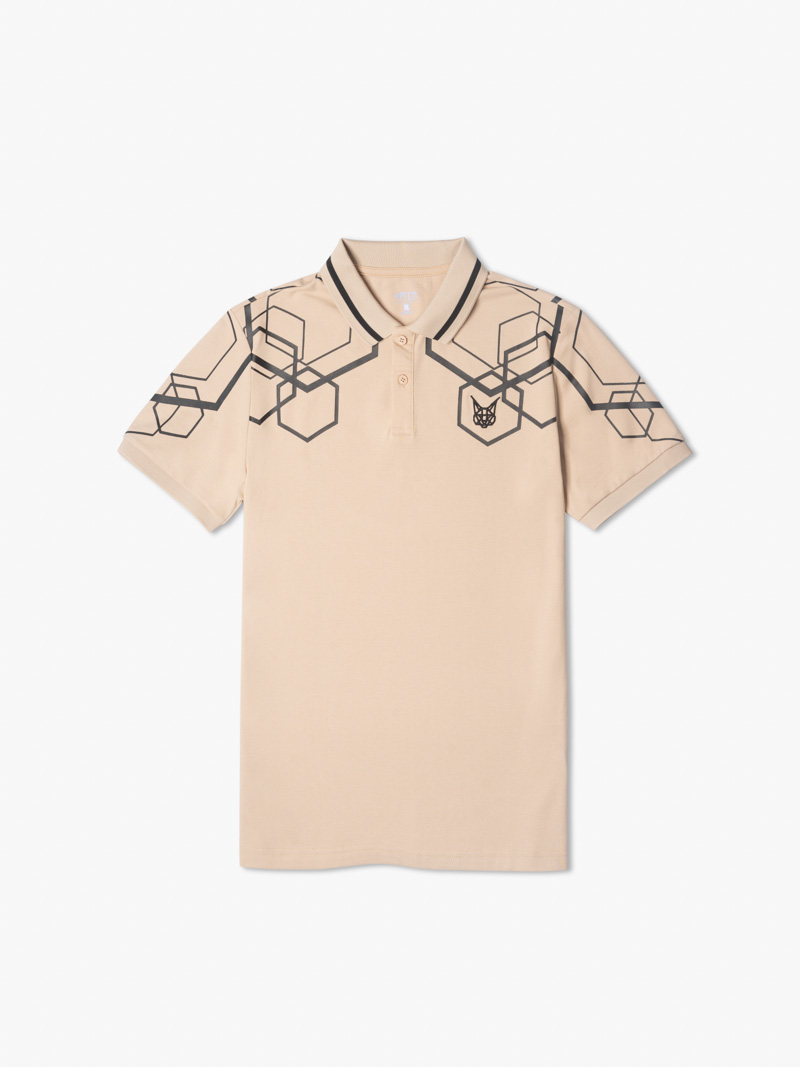 Áo Polo In Slimfit Hình Lục Giác PO102