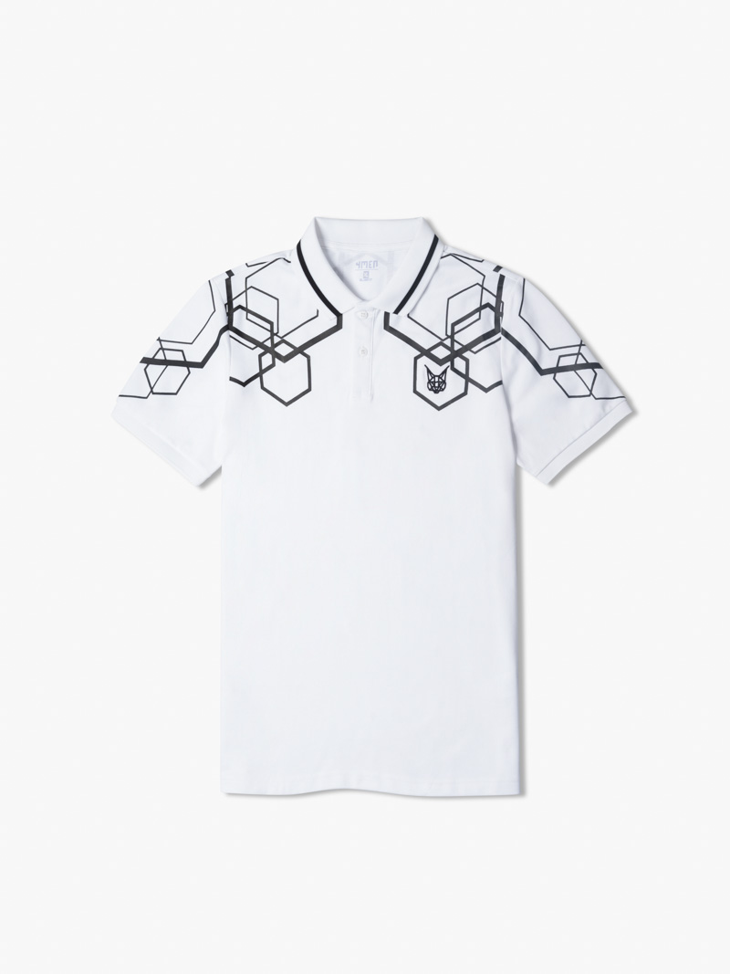 Áo Polo In Slimfit Hình Lục Giác PO102