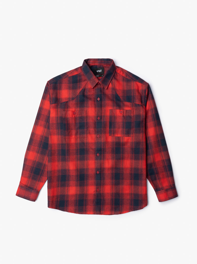 Áo Sơ Mi Caro Loose Túi Đắp SM123