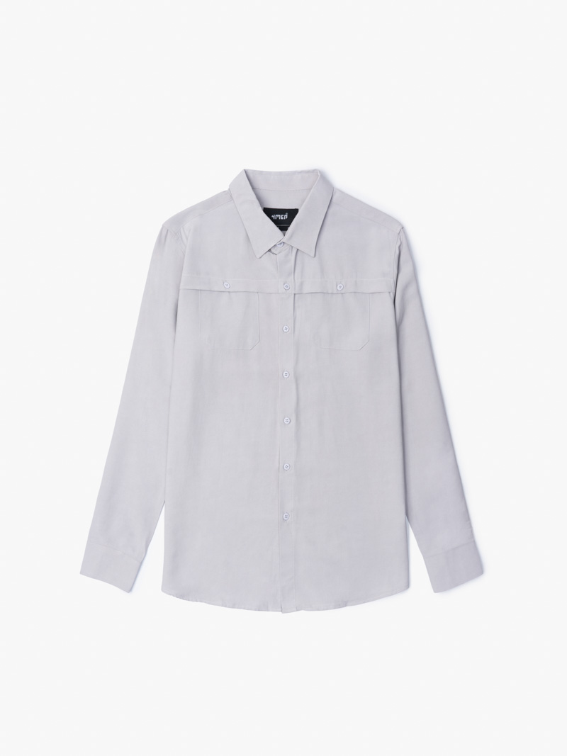 Áo Sơ Mi Regular Gập Viền SM119