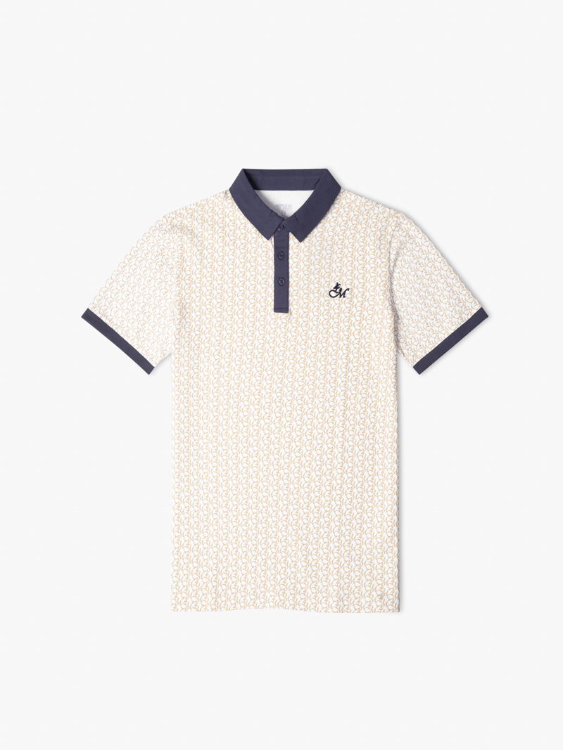 Áo Polo In Họa Tiết Slimfit 4M PO100