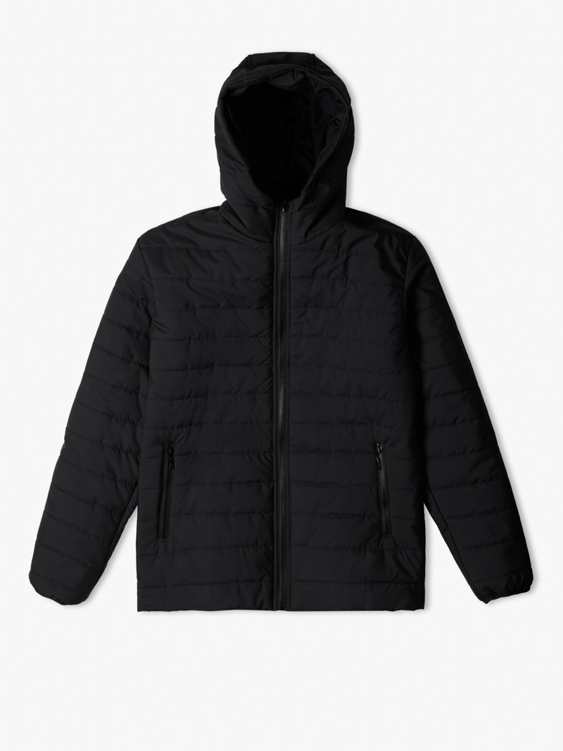 Áo Khoác Phao Regular Sọc Ngang AK050