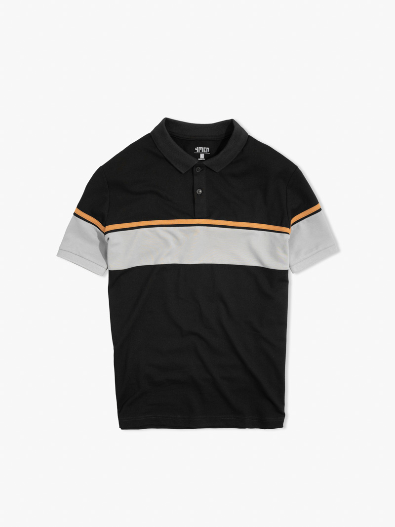 Áo Polo Phối Ngực Tay PO044