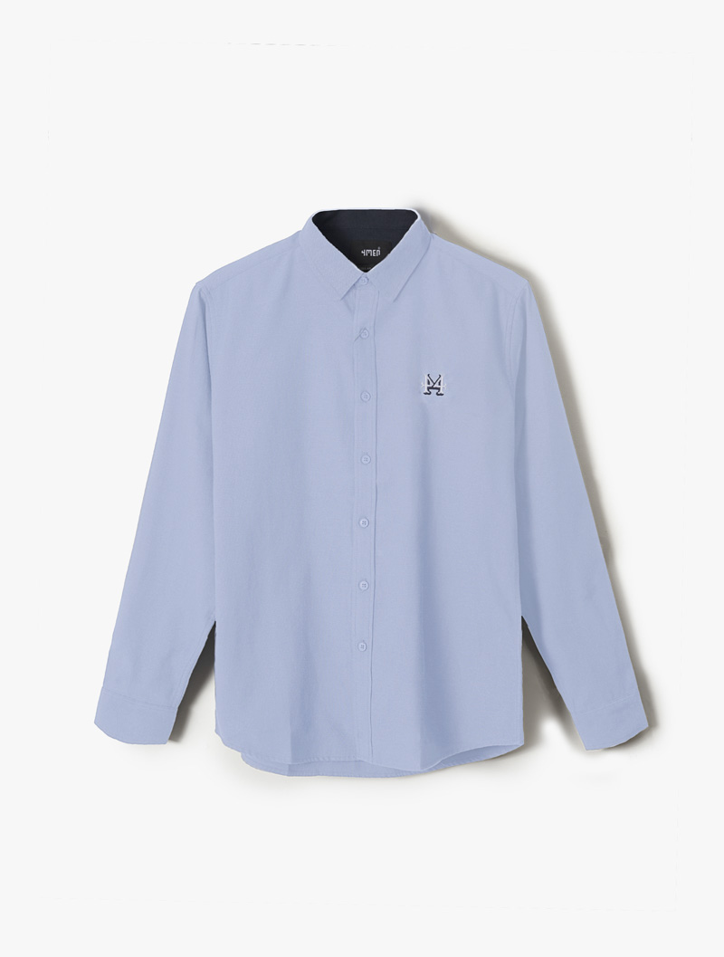 Áo Sơ Mi Oxford Thêu Logo 4M SM085
