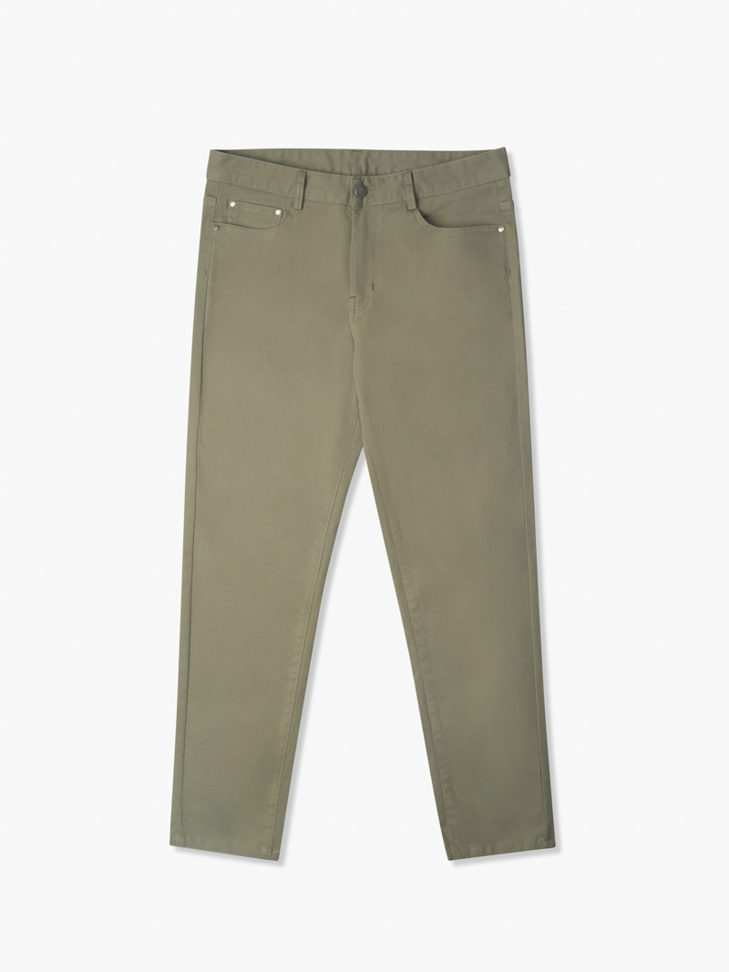 Quần Kaki Trơn Túi Rã Form Slimfit QK021