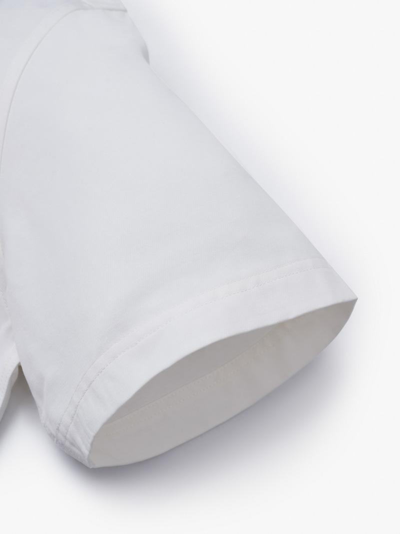 Áo Sơ Mi Cổ Cuban Thêu Sọc 3 Màu Form Regular SM147