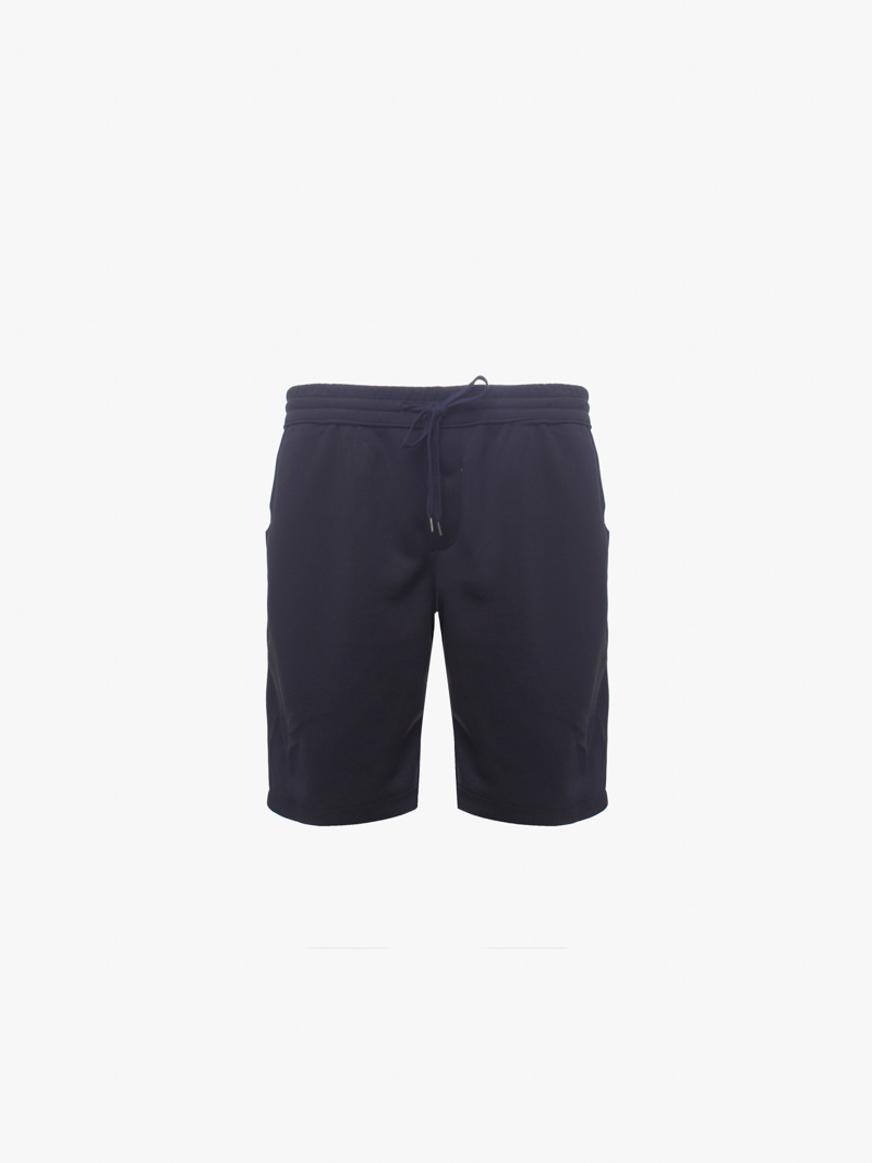 Quần Short Thun Trơn Form Regular QS072 Màu Xanh Đen