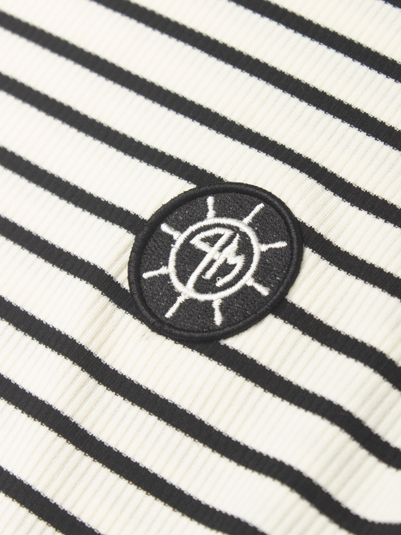 Áo Thun Sọc Thêu Logo 4M Tròn Form Slimfit AT167
