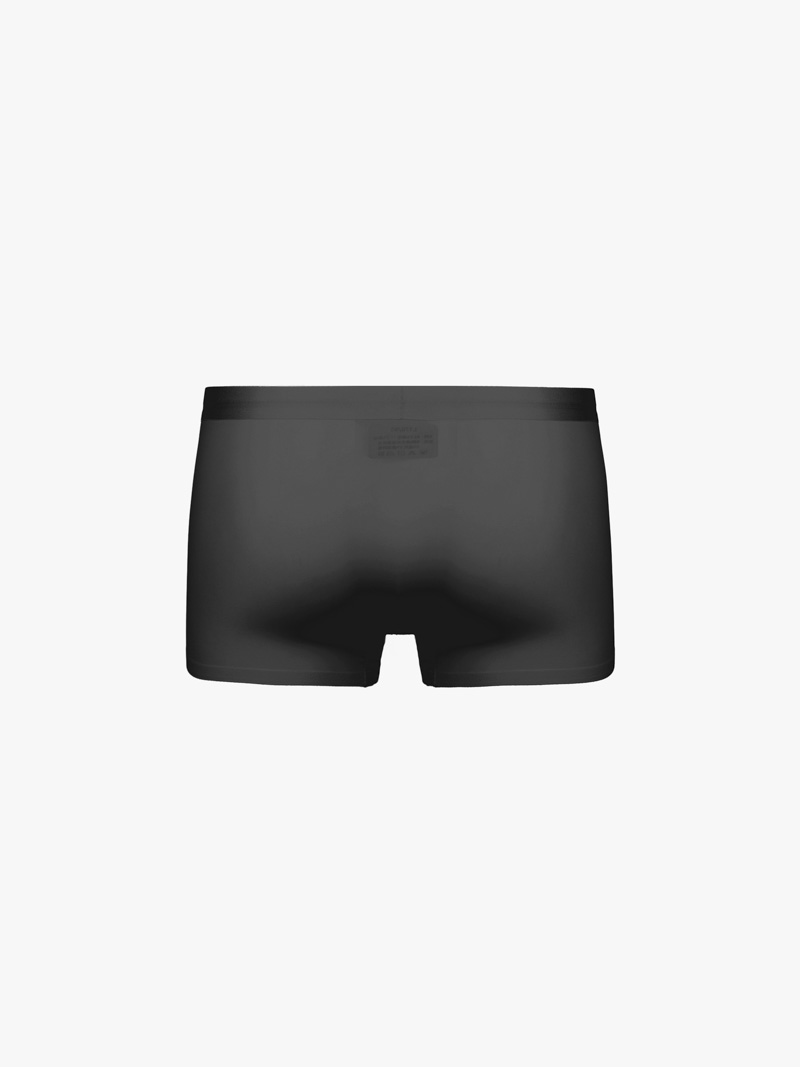 Quần Boxer Lụa Băng Basic QL065 Màu Đen