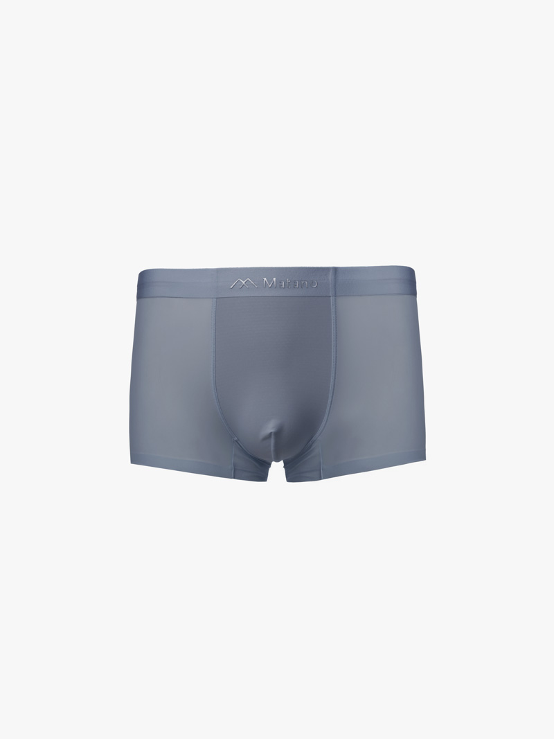 Quần Boxer Lụa Băng Basic QL065 Màu Xám Đậm