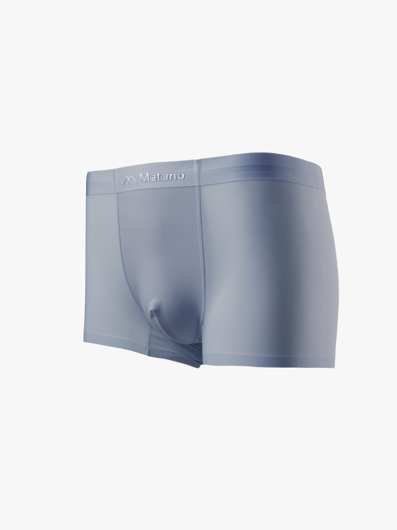 Quần Boxer Lụa Băng Basic QL065 Màu Xám Đậm