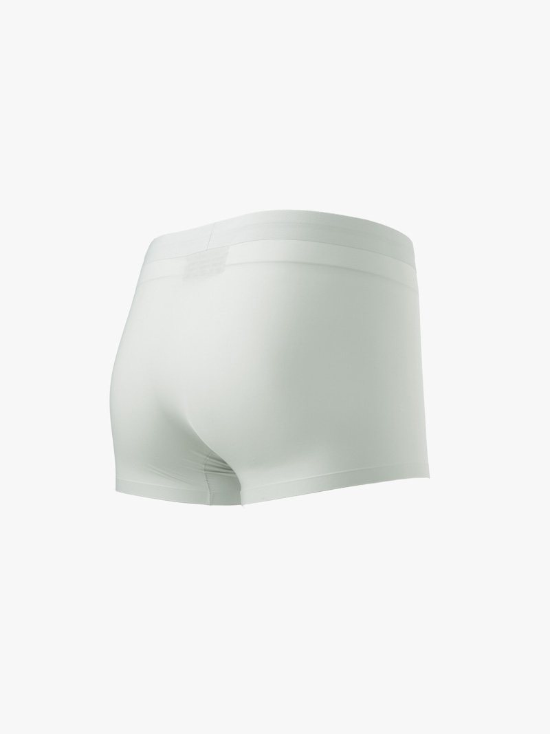 Quần Boxer Lụa Băng Đục Lỗ Thoáng Khí QL067 Màu Xám Nhạt