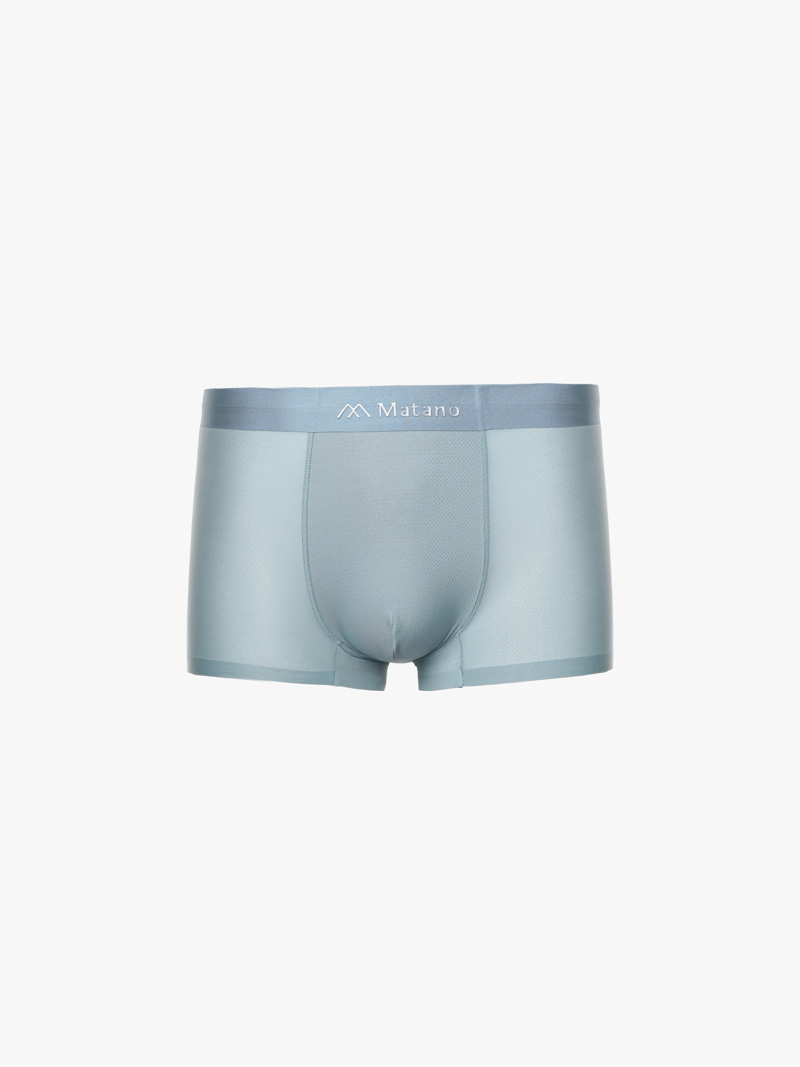 Quần Boxer Lụa Băng Thông Hơi QL066 Màu Xanh Đá