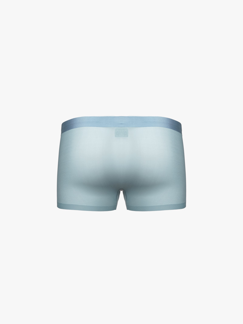 Quần Boxer Lụa Băng Thông Hơi QL066 Màu Xanh Đá