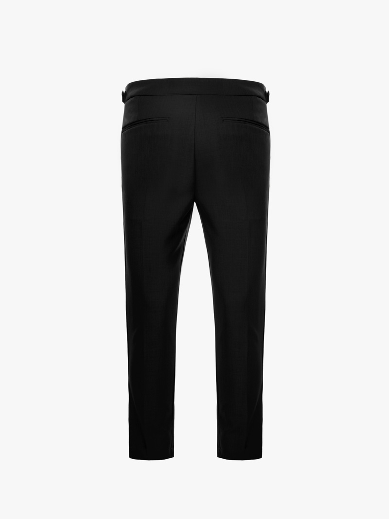 Quần Tây Sidetab Trơn Form Slimfit QT069 Màu Đen