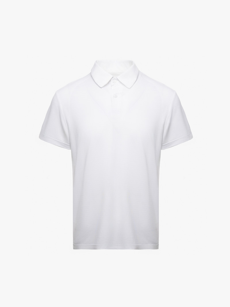 Áo Polo Thể Thao In Chữ Sport Ở Ngực Form Regular Sport PO168 Màu Trắng