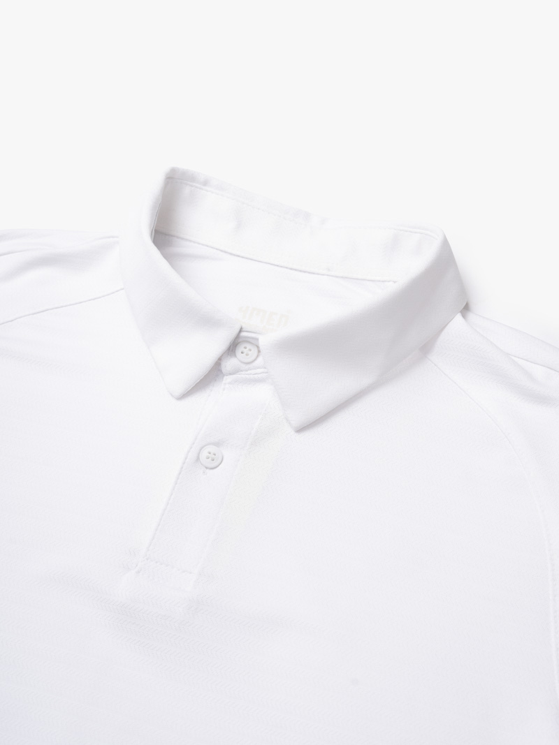 Áo Polo Thể Thao In Chữ Sport Ở Ngực Form Regular Sport PO168 Màu Trắng