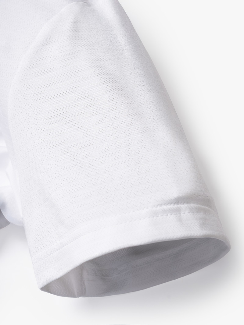 Áo Polo Thể Thao In Chữ Sport Ở Ngực Form Regular Sport PO168 Màu Trắng