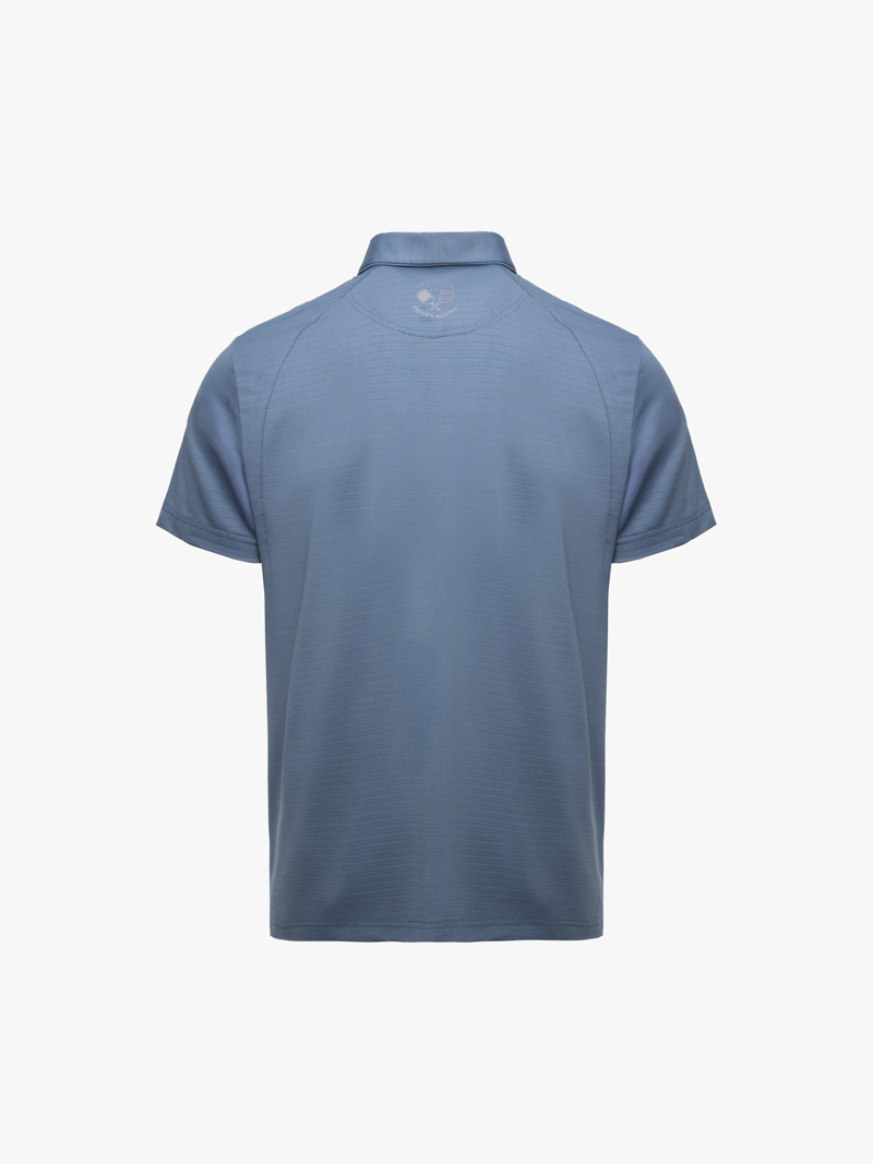 Áo Polo Thể Thao In Chữ Sport Ở Ngực Form Regular Sport PO168 Màu Xanh Đá