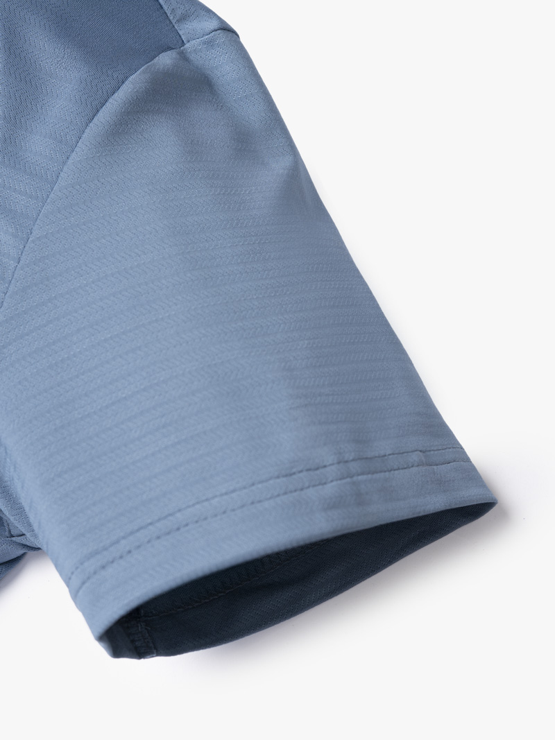 Áo Polo Thể Thao In Chữ Sport Ở Ngực Form Regular Sport PO168 Màu Xanh Đá