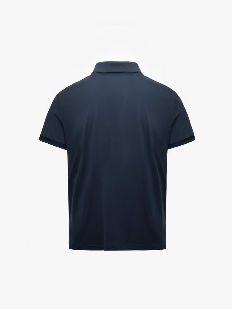 Áo Polo Thể Thao Phối Viền Form Regular PO170 Màu Xanh Đen
