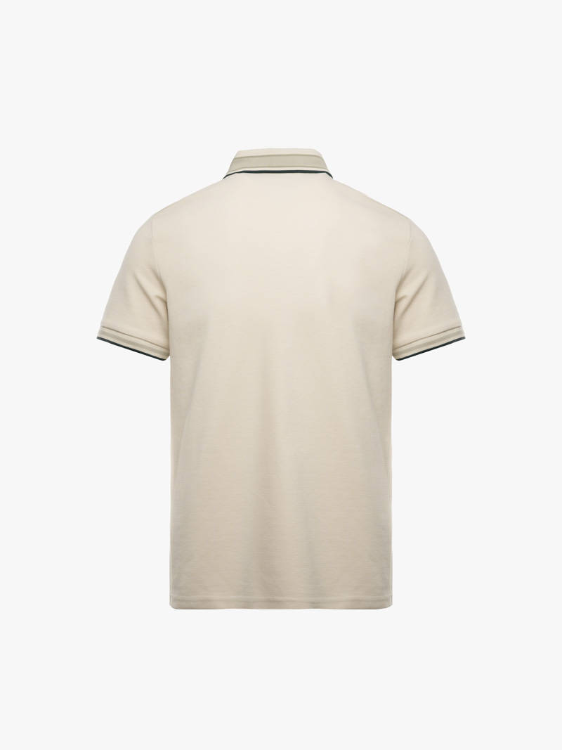 Áo Polo Cổ Phối Màu Form Regular PO172 Màu Be