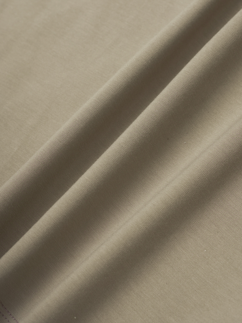 Áo Thun Cổ Tròn Trơn Form Modern AT186 Màu Be