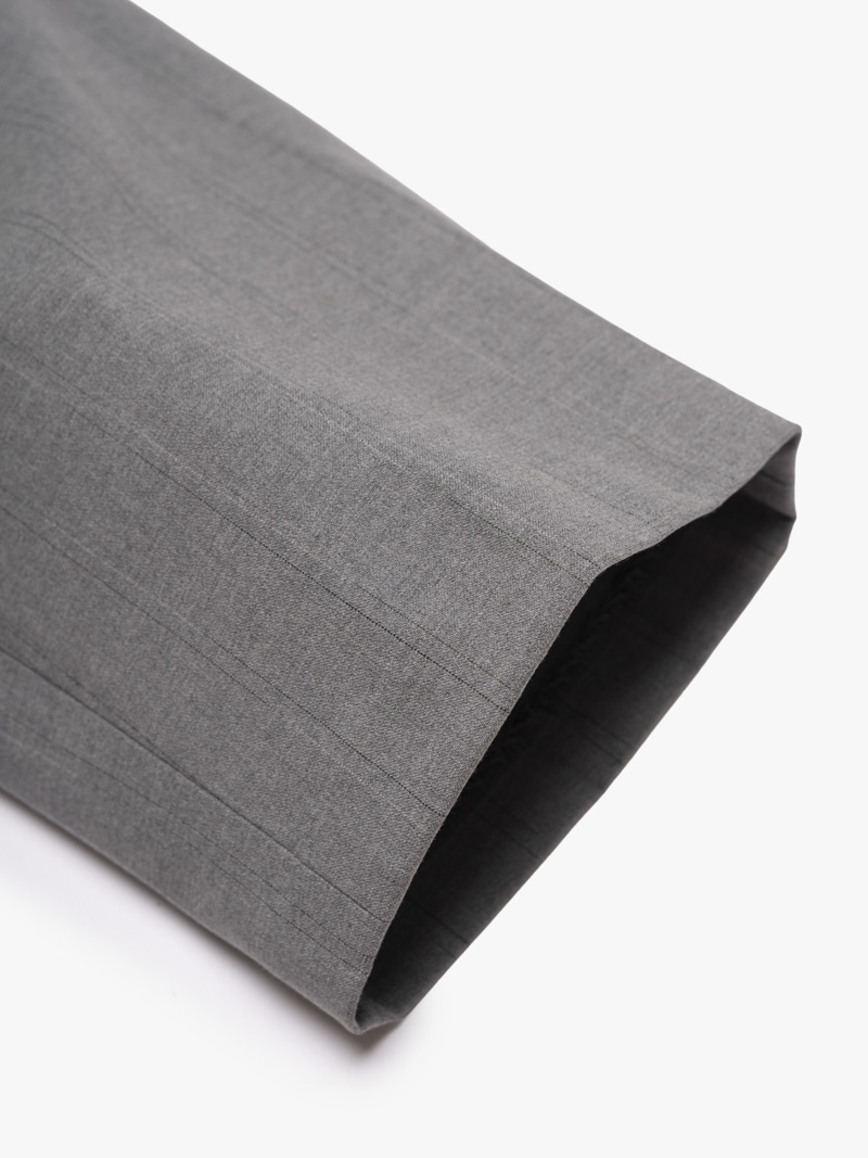 Quần Tây Sọc Vải Rayon Lưng Thun Form Regular QT072 Màu Sọc Xám