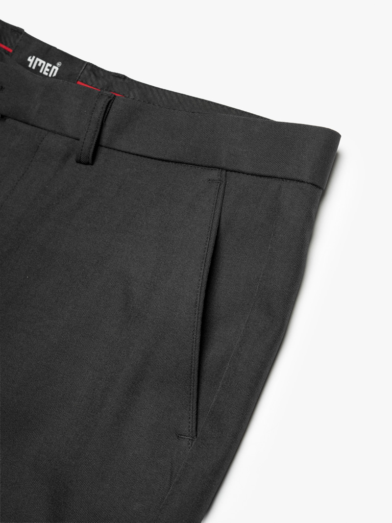 Quần Tây Trơn Form Slimfit QT071 Màu Đen