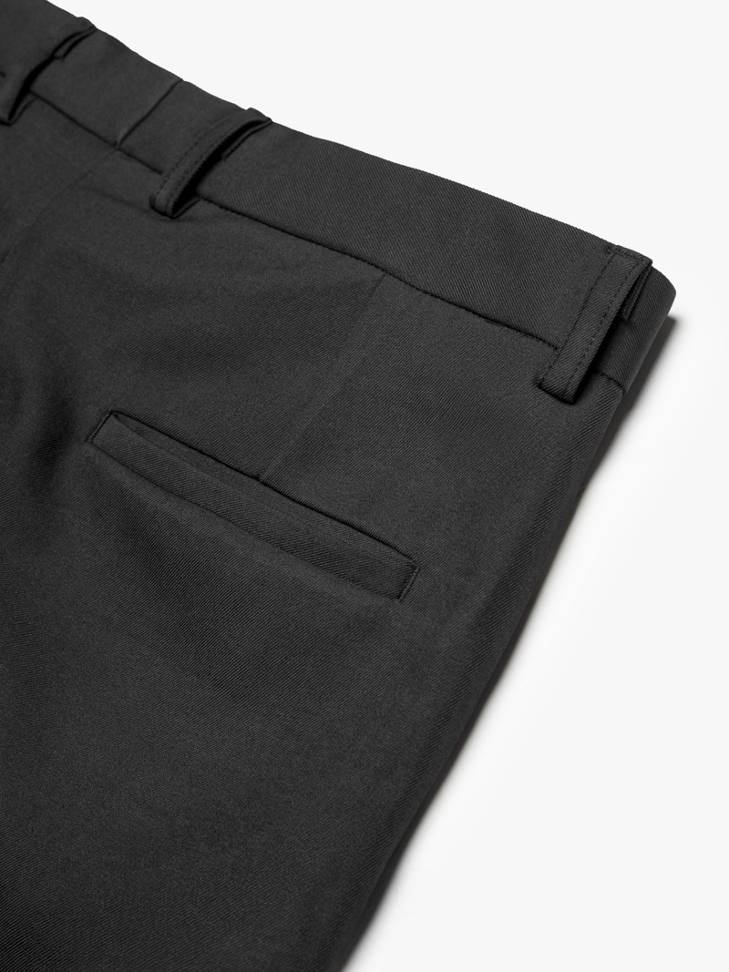 Quần Tây Trơn Form Slimfit QT071 Màu Đen