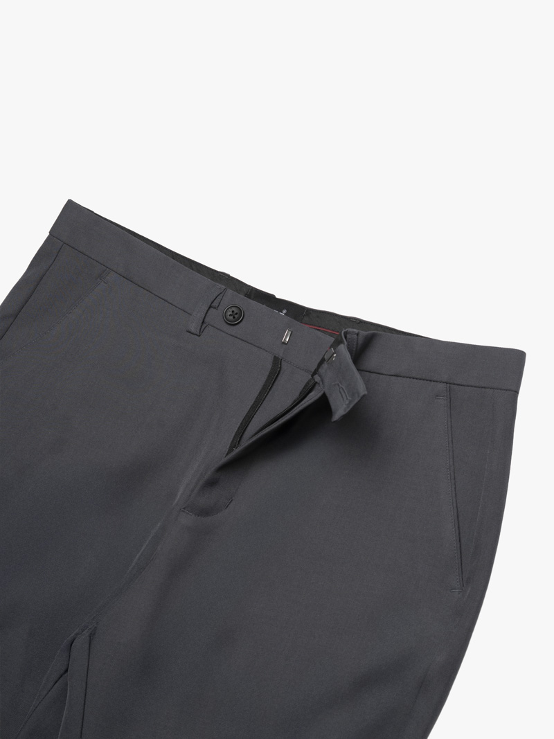 Quần Tây Trơn Form Slimfit QT071 Màu Xám Đậm