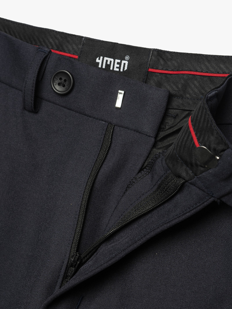 Quần Tây Trơn Form Slimfit QT071 Màu Xanh Đen