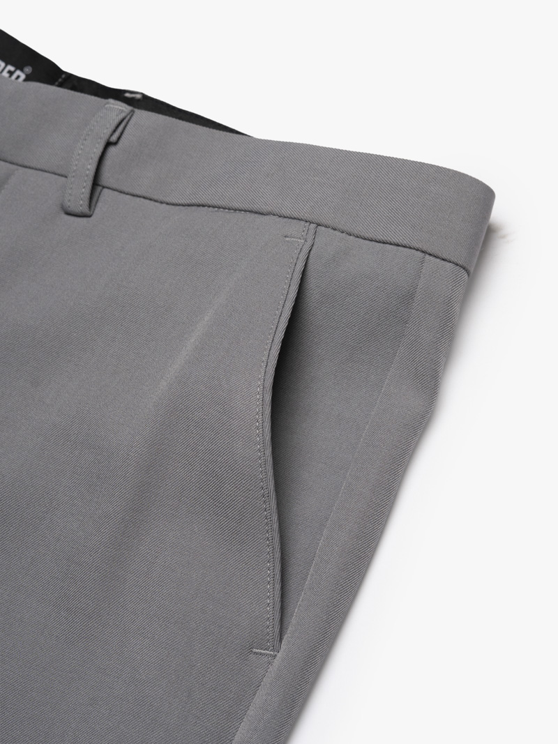 Quần Tây Trơn Form Slimfit QT071 Màu Xám Nhạt