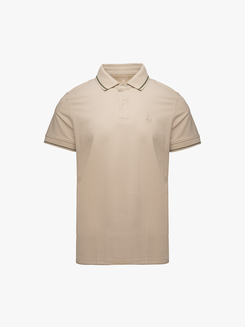 Aó Polo Thêu Đầu Ngựa Ở Ngực Form Slimfit PO181 Màu Be