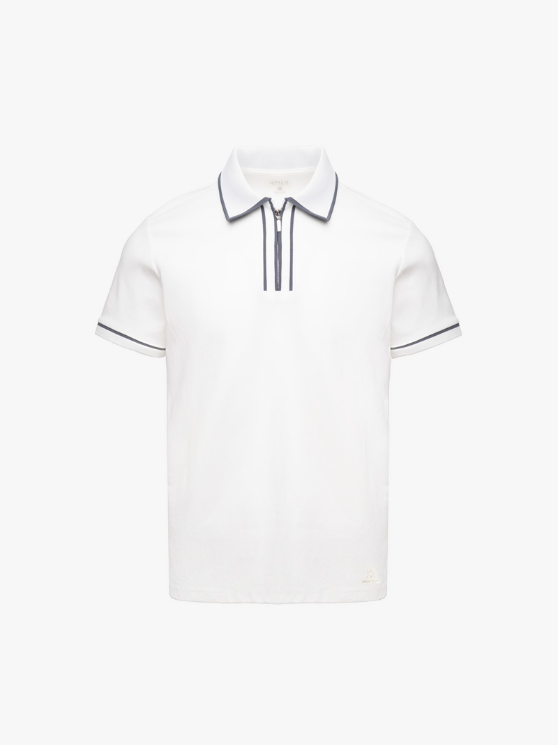 Aó Polo Thêu Logo Ngựa Dưới Lai Form Regular PO182 Màu Trắng