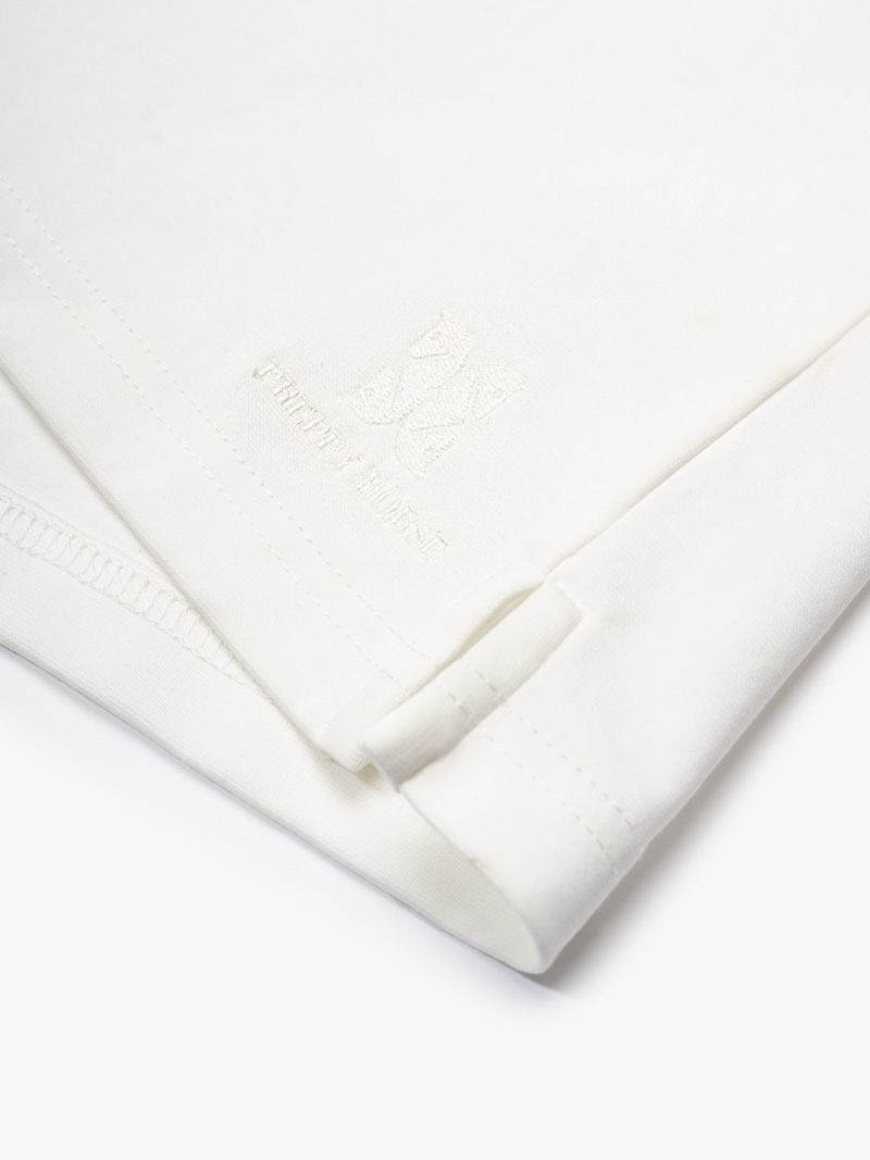 Aó Polo Thêu Logo Ngựa Dưới Lai Form Regular PO182 Màu Trắng