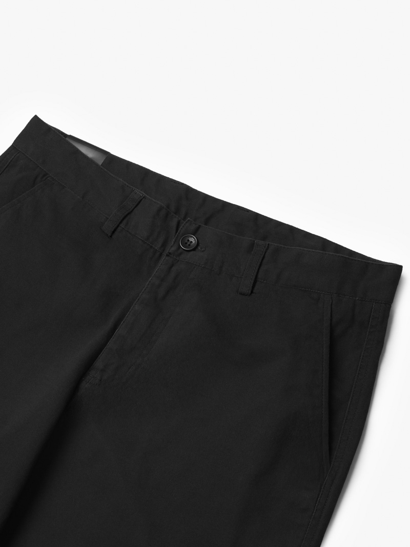 Quần Kaki Trơn Form Slimfit QK032 Màu Đen