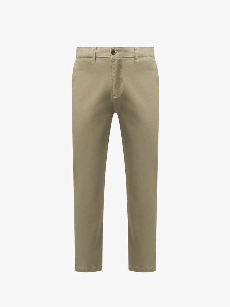 Quần Kaki Trơn Form Slimfit QK032 Màu Be