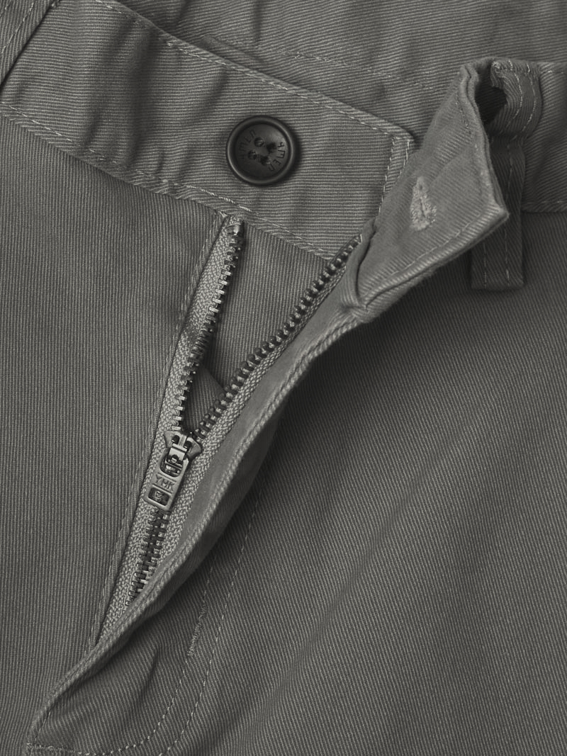 Quần Kaki Trơn Form Slimfit QK032 Màu Xám