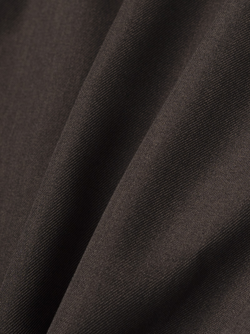 Quần Short Sidetab Trơn Form Straight QS083 Màu Nâu Đậm