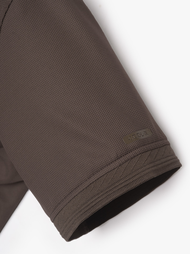 Áo Polo Cool-X In Logo Bông Tuyết Form Regular PO185 Nâu