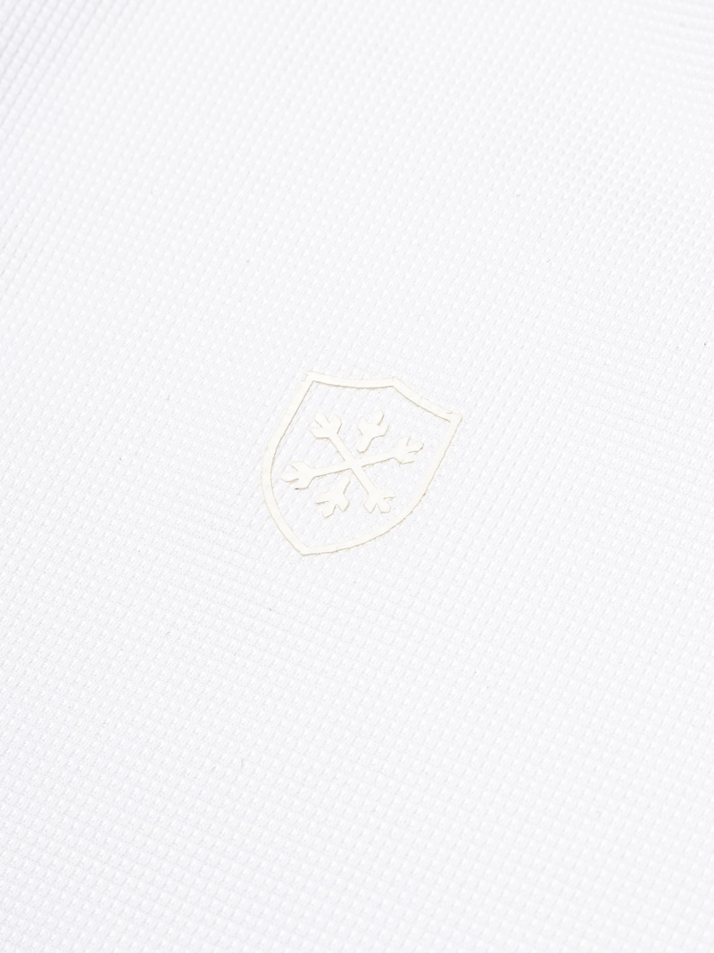 Áo Polo Cool-X In Logo Bông Tuyết Form Regular PO185 Trắng