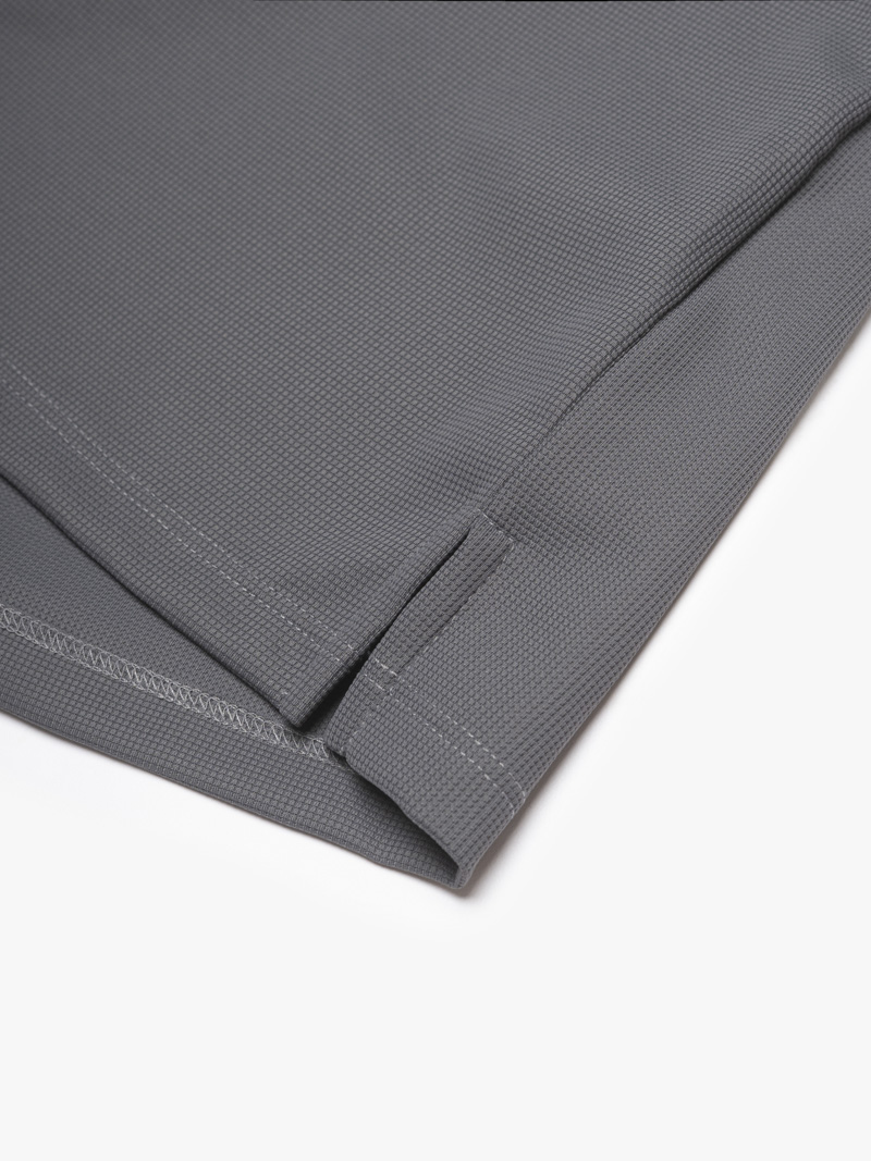 Áo Polo Cool-X In Logo Bông Tuyết Form Regular PO185 Xám Đậm