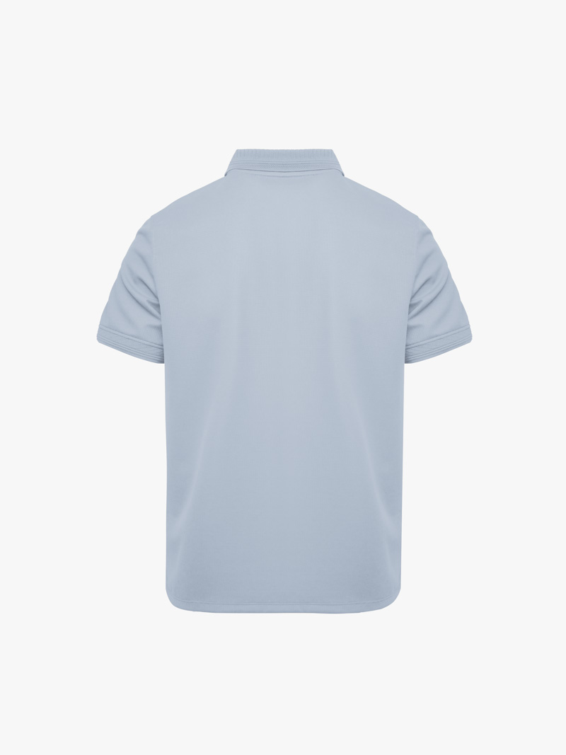 Áo Polo Cool-X In Logo Bông Tuyết Form Regular PO185 Xanh Biển