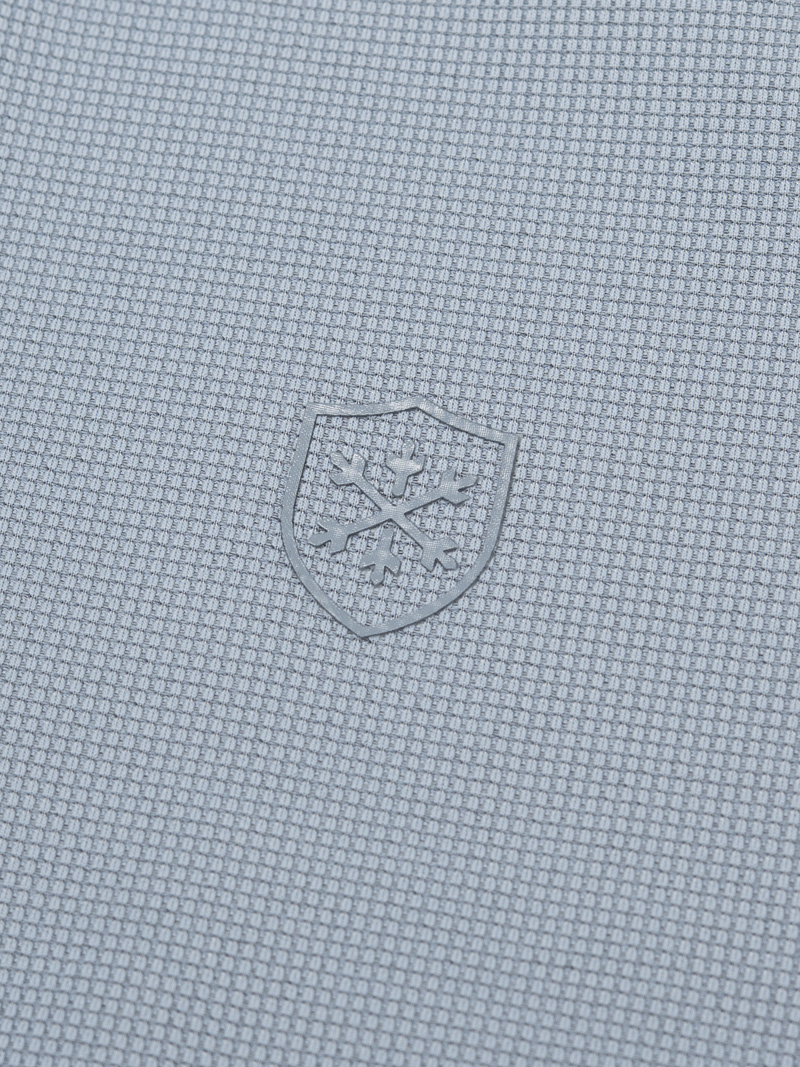 Áo Polo Cool-X In Logo Bông Tuyết Form Regular PO185 Xanh Biển