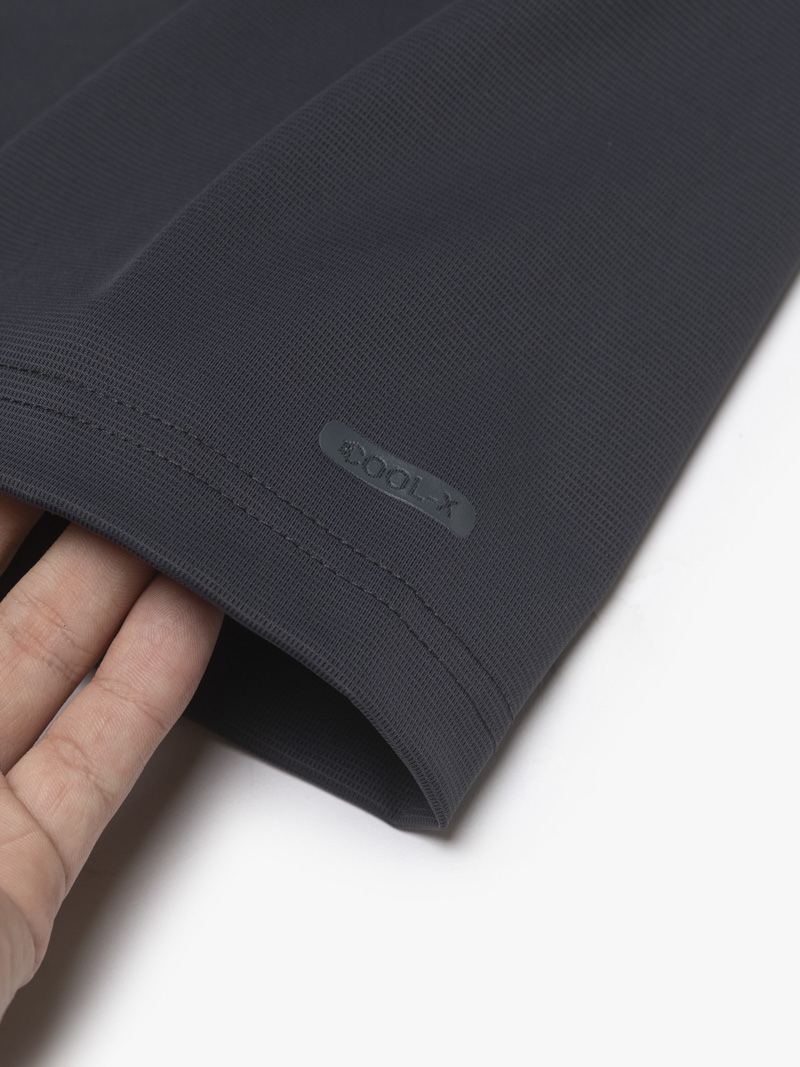 Áo Polo Cool-X In Viền Bo Cổ Form Slimfit PO186 Xanh Đen