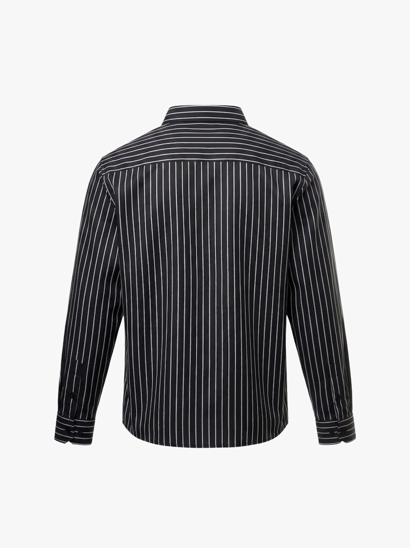 Áo Sơ Mi Sọc Form Slimfit SM172 Sọc Đen