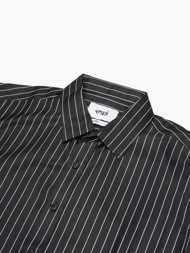 Áo Sơ Mi Sọc Form Slimfit SM172 Sọc Đen