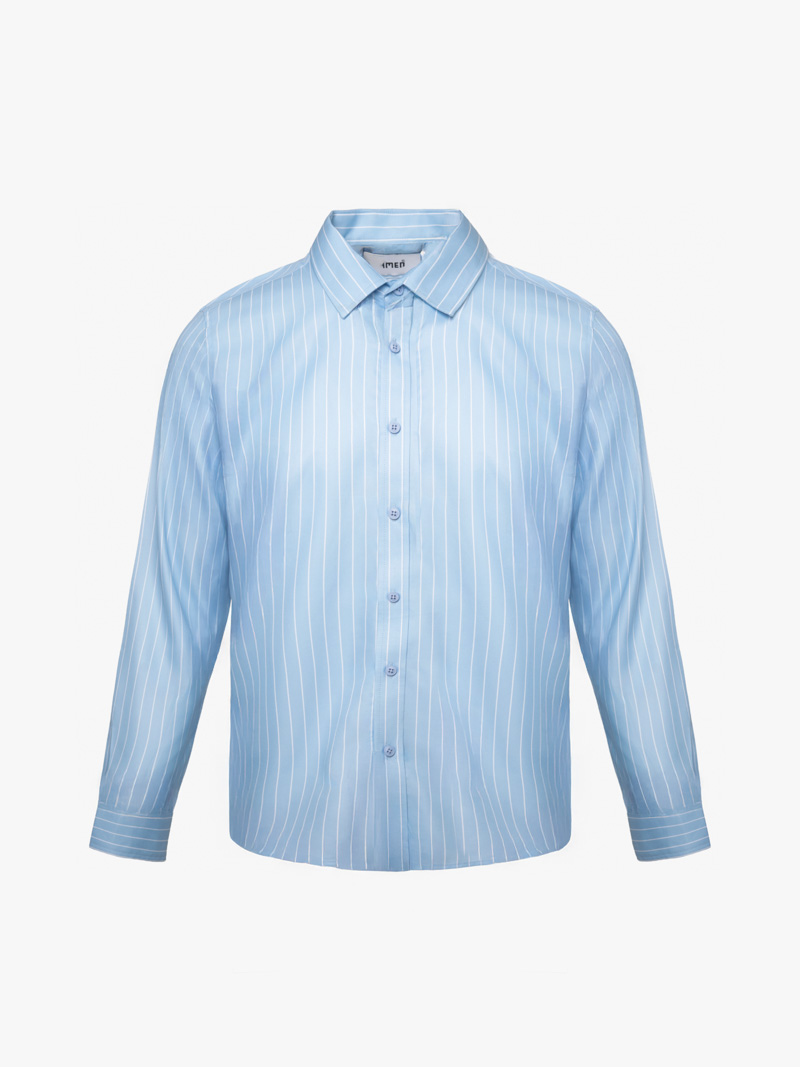 Áo Sơ Mi Sọc Form Slimfit SM172 Sọc Xanh